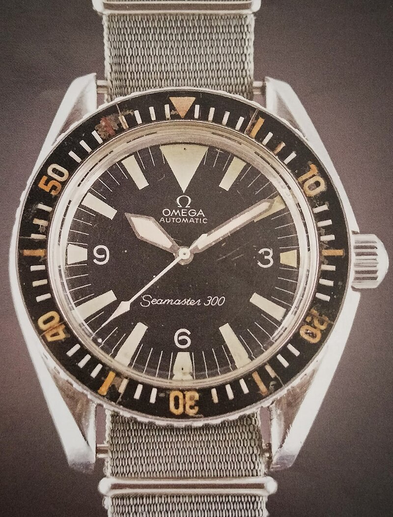 Omega Seamaster 300 militaire vintage sur bracelet NATO, montre de plongée ancienne recherchée