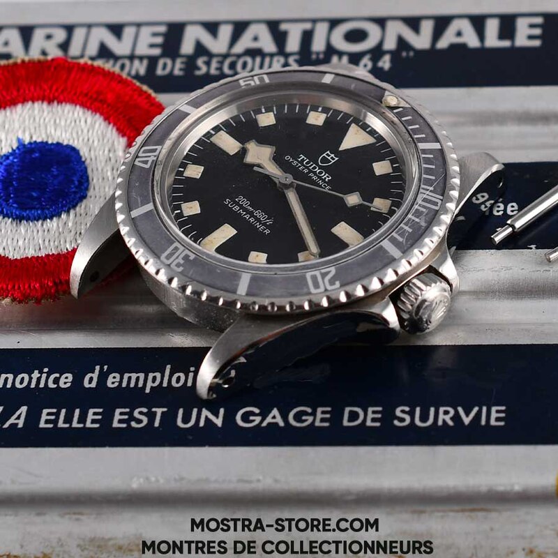 Tudor Submariner réf. 76100 Marine Nationale 1979 vintage au cadran noir